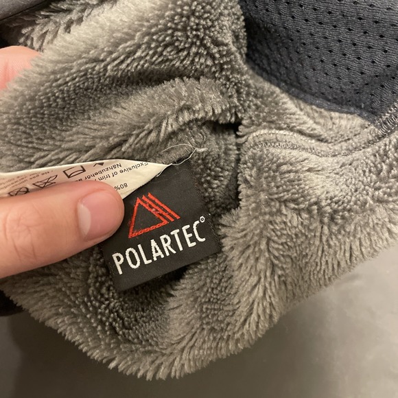 Vintage Arc'teryx Hyllus Jacket Men's Size Medium Polartec Fleece Gray - Picture 4 of 16